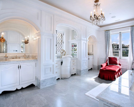 سنگ های مناسب حمام،زیباترین سنگ های حمام طراحی سنگ برای کف و دیوار حمام,دکوراسیون حمام های مدرن