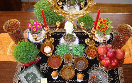 عکس سفره هفت سین،مدل سفره هفت سین سفره عید, جدیدترین مدل سفره هفت سین