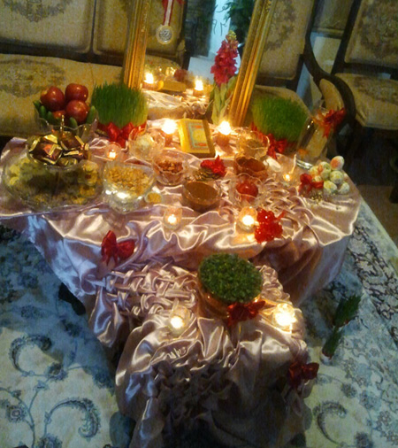 سفره هفت سین،عکس سفره هفت سین عکس های سفره هفت سین,تزیین سفره هفت سین