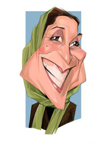کاریکاتور و تصاویر طنز کاریکاتور چهره,کاریکاتور چهره های معروف,کاریکاتور فاطمه معتمدآریا