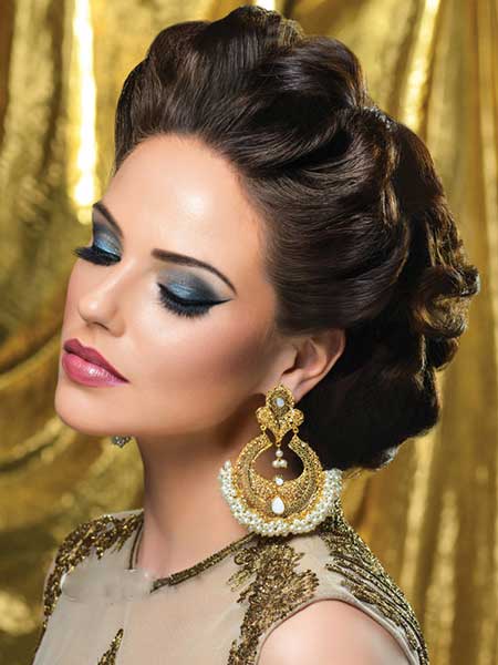 مدل آرایش چهره،آرایش هندی مدل آرایش هندی