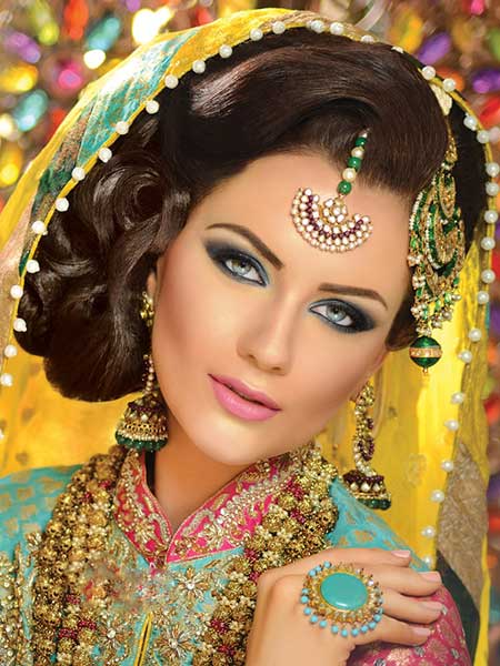 مدل آرایش چهره،آرایش هندی مدل آرایش هندی