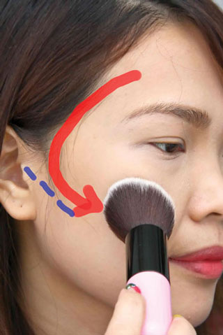 گریمورها چگونه رژگونه می زنند؟ گریمورها چگونه رژگونه می زنند؟