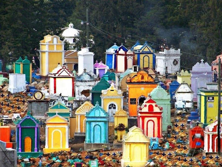 گورستان,گواتمالا,گورستان های رنگارنگ گورستان,گواتمالا,گورستان های رنگارنگ