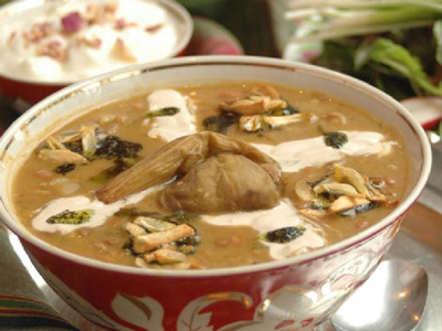 آبگوشت کشک بادمجان،طرز تهیه آبگوشت کشک بادمجان درست کردن آبگوشت کشک بادمجان,نحوه پخت آبگوشت کشک بادمجان