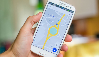 نقشه ی گوگل مپس، ذخیره کردن نقشه ی گوگل اپلیکیشن Google Maps, زوم کردن روی نقشهی گوگل