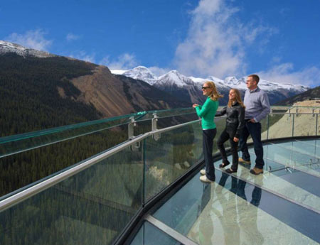 پیاده روی,Skywalk,یخچال طبیعی کانادا پیاده روی,Skywalk,یخچال طبیعی کانادا