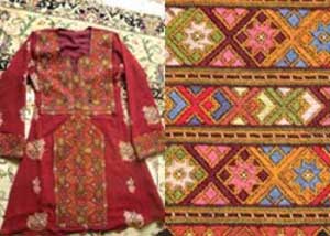 هنر سوزن دوزی, سوزن دوزی روی پارچه هنر سوزن دوزی, سوزن دوزی روی پارچه