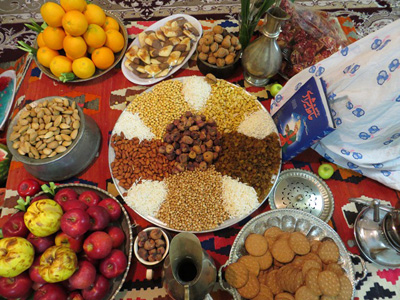 رسوم شب یلدا، آداب و رسوم شب یلدا رسوم شب یلدا در ایران , رسوم شب چله