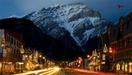بنف (Banff)، آلبرتا، کانادا زمستان,جاذبه های گردشگری زمستان