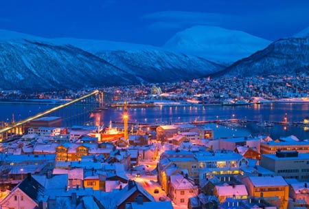 ترومسو (Tromso)، نروژ زمستان,جاذبه های گردشگری زمستان
