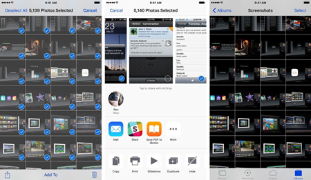 مخفی کردن تصاویر در موبایل ، اپ Photos ترفندهای آیفون , مخفی کردن یک تصویر در اپ Photos در iOS 10
