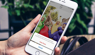 مخفی کردن تصاویر در موبایل ، اپ Photos ترفندهای آیفون , مخفی کردن یک تصویر در اپ Photos در iOS 10
