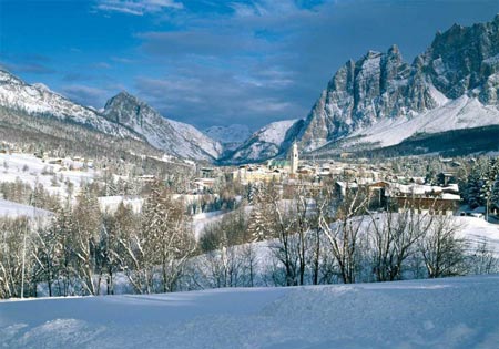 کورتینا دامپتزو (Cortina d’Ampezzo)، ایتالیا زمستان,جاذبه های گردشگری زمستان