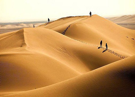 کویر ورزنه دیدنی های ایران در پاییز