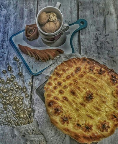 نان سیب گردو دارچین،پخت نان سیب گردو دارچین طرز تهیه نان سیب گردو دارچین,درست کردن نان سیب گردو دارچین