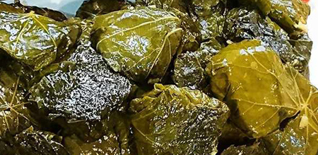 خواص دلمه برگ مو،فواید دلمه برگ مو دلمه برگ مو,طرز تهیه دلمه برگ مو