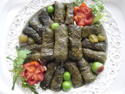 دلمه برگ مو،طرز تهیه دلمه برگ مو خواص دلمه برگ مو,فواید دلمه برگ مو