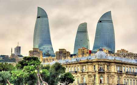 برجهای شعله باکو برجهای شعله,برجهای شعله باکو,برجهای آتش باکو