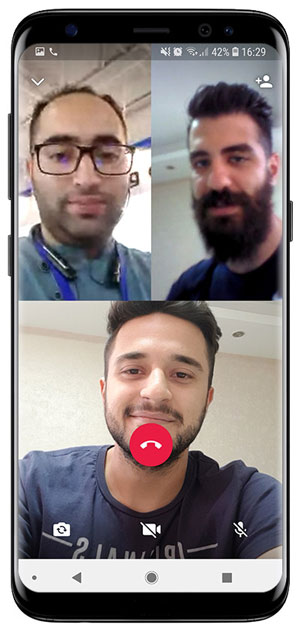 برقراری تماس تصویری در واتس آپ، برقراری تماس تصویری واتس اپ برنامه واتس اپ, نرم افزار واتس اپ