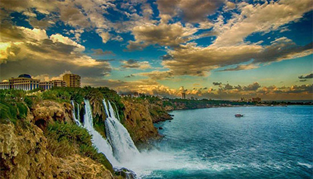 عکس های آبشار دودن آنتالیا آبشار دودن در آنتالیا,آنتالیا,جاهای دیدنی آنتالیا