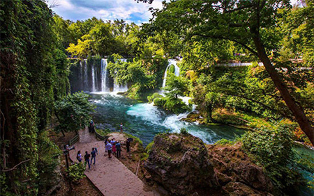 عکس های آبشار دودن آنتالیا آبشار دودن در آنتالیا,آنتالیا,جاهای دیدنی آنتالیا