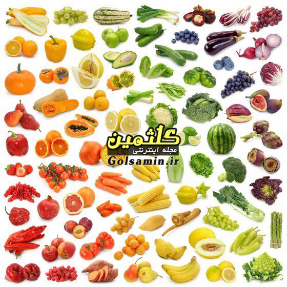 خواص بعضی از میوه ها و سبزیجات , Properties of fruits
