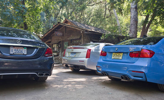 رقابت بامو M3، مرسدس C63 AMG و کادیلاکATS رقابت بامو M3، مرسدس C63 AMG و کادیلاکATS