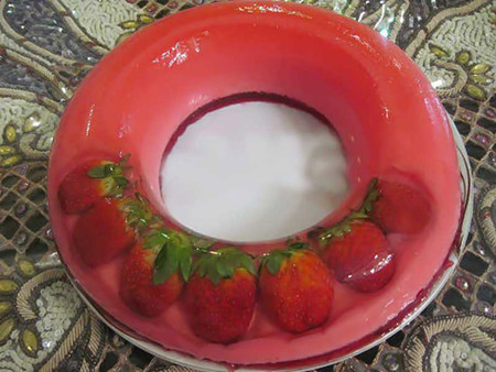 عکس تزیین ژله با میوه تزئین ژله با میوه, تزیین ژله با انواع میوه ها, عکس ژله میوه ای