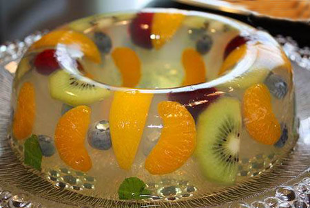 تزئین ژله با میوه تزیین ژله با میوه,عکس تزیین ژله با میوه,تزیین ژله با میوه تابستانی