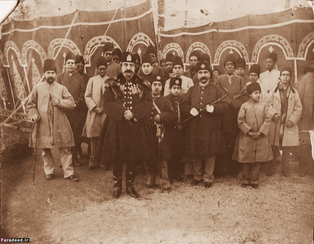 ناصرالدین شاه در اردوی شهرستانک ناصرالدین شاه در اردوی شهرستانک