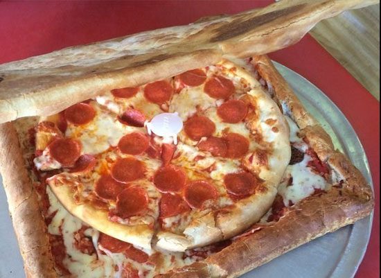 عکس: جعبه این پیتزا را هم می‌توان خورد, جالب