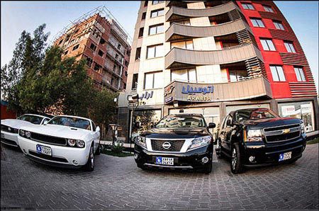 جولان لوکس ترین خودروهای وارداتی پلاک موقت در پایتخت, خودرو