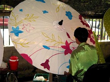هنر چتر سازی در تايلند, صنایع دستی