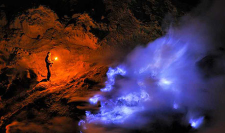 آتشفشان Kawah Ijen جاهای دیدنی اندونزی, مکانهای تفریحی اندونزی,