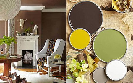 بهترین ترکیب رنگی برای یک اتاق نشیمن تابستانی, چیدمان و دکوراسیون