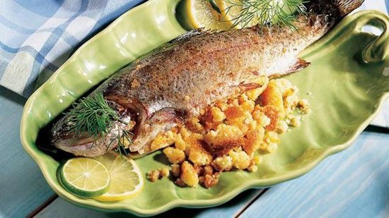 طرز تهیه ماهی شکم پُرِ محبوب, آشپزی