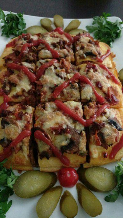 بورک با خمیر کرپ،پخت بورک با خمیر کرپ درست کردن بورک با خمیر کرپ,طرز تهیه انواع بورک
