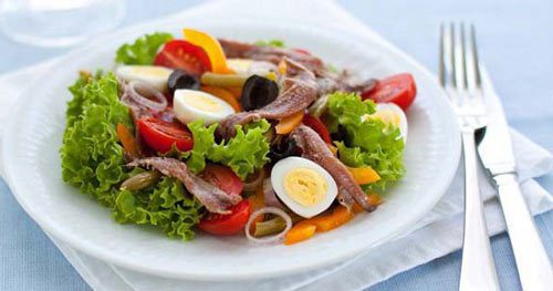 طرز تهیه سالاد نیسواز طرز تهیه سالاد نیسواز