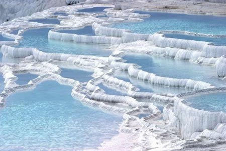 روستای Pamukkale در ترکیه,حوضچه آب گرم در ترکیه,چشمه های آب گرم در ترکیه روستای Pamukkale در ترکیه,حوضچه آب گرم در ترکیه,چشمه های آب گرم در ترکیه