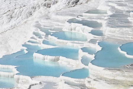 روستای Pamukkale در ترکیه,حوضچه آب گرم در ترکیه,چشمه های آب گرم در ترکیه روستای Pamukkale در ترکیه,حوضچه آب گرم در ترکیه,چشمه های آب گرم در ترکیه