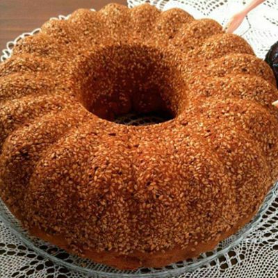 کیک ارده و کنجد،پخت کیک ارده و کنجد درست کردن کیک ارده و کنجد,نحوه درست کردن کیک ارده و کنجد