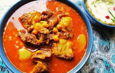 آبگوشت قنبید،طرز تهیه آبگوشت قنبید پخت آبگوشت قنبید,درست کردن آبگوشت قنبید