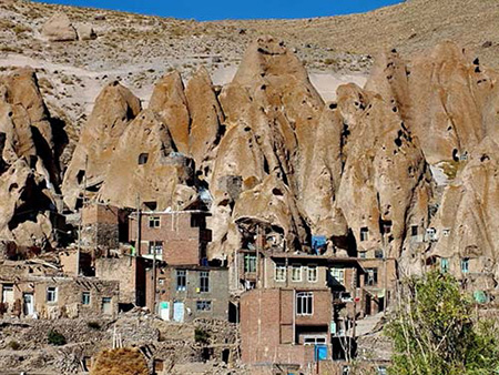 روستای کندوان خنک ترین شهرهای ایران در تابستان,مکان های تفریحی خنک,روستای کندوان
