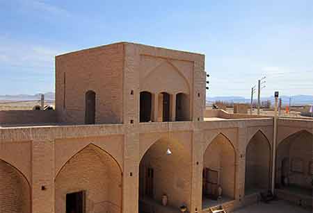 رباط نوسریزد مکان دیدنی ایران در زمستان,جاهای دیدنی ایران در زمستان,رباط نوسریزد