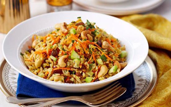 طرز تهیه سالاد برنج هندی طرز تهیه سالاد برنج هندی