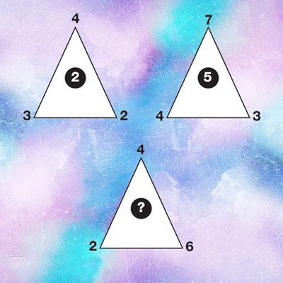 مثلث و اعداد درون و پیرامون, چیستان
