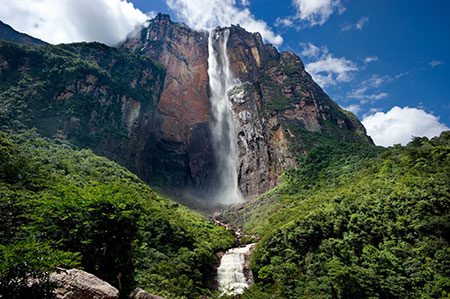 بلندترین آبشار دنیا,آبشارهای بلند جهان,آبشار آنجل