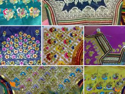 هنرهای دستی و سنتی ، صنایع دستی استان هرمزگان هنر رو دوزی هرمزگان , دوخت های تزیینی