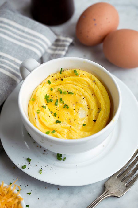 طرز تهیه اسکرامبل تخم مرغ در مایکروفر طرز تهیه اسکرامبل تخم مرغ در مایکروفر